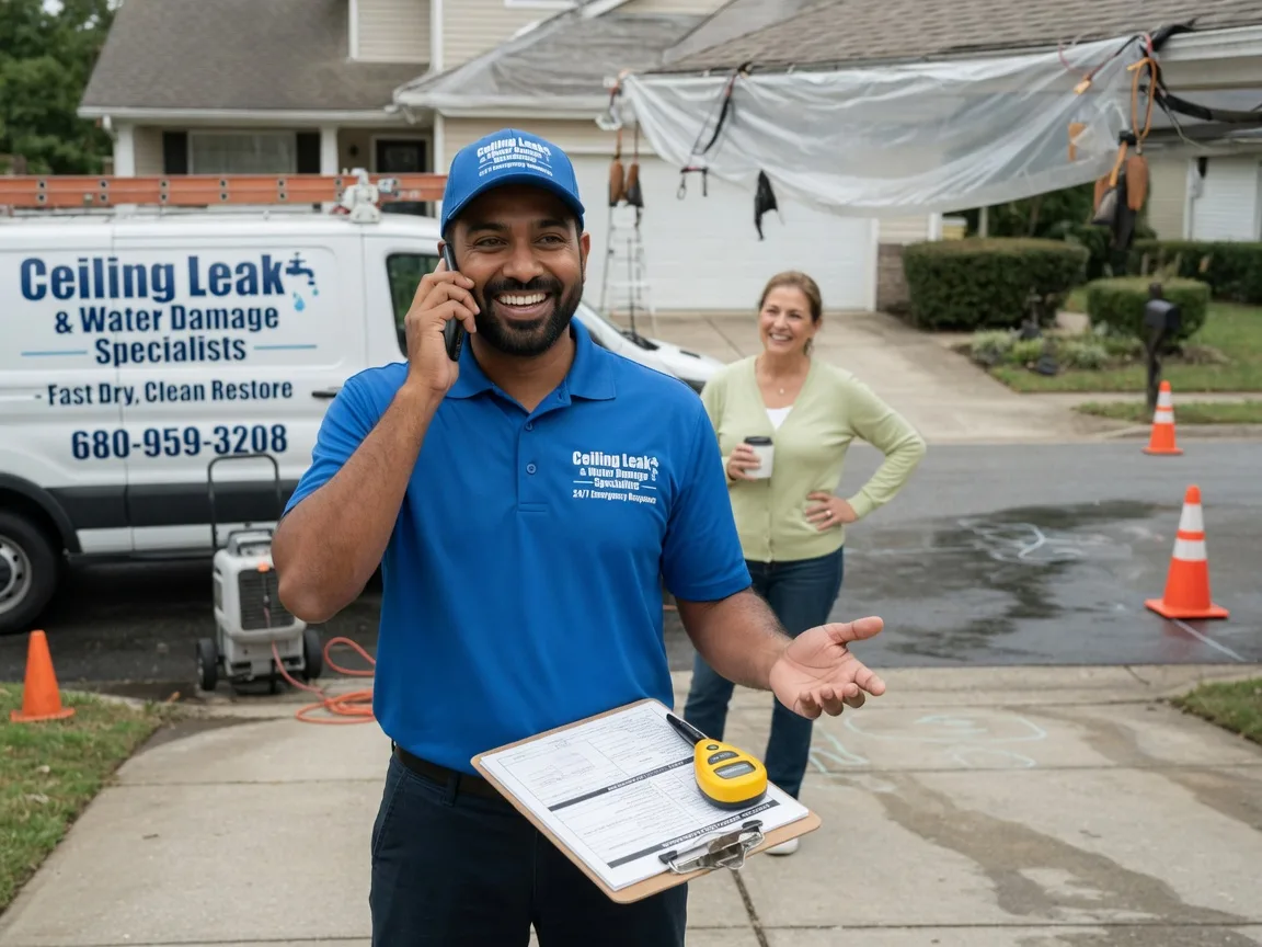 Ceiling Leak Cleanup Cedar Springs, MI FAQs